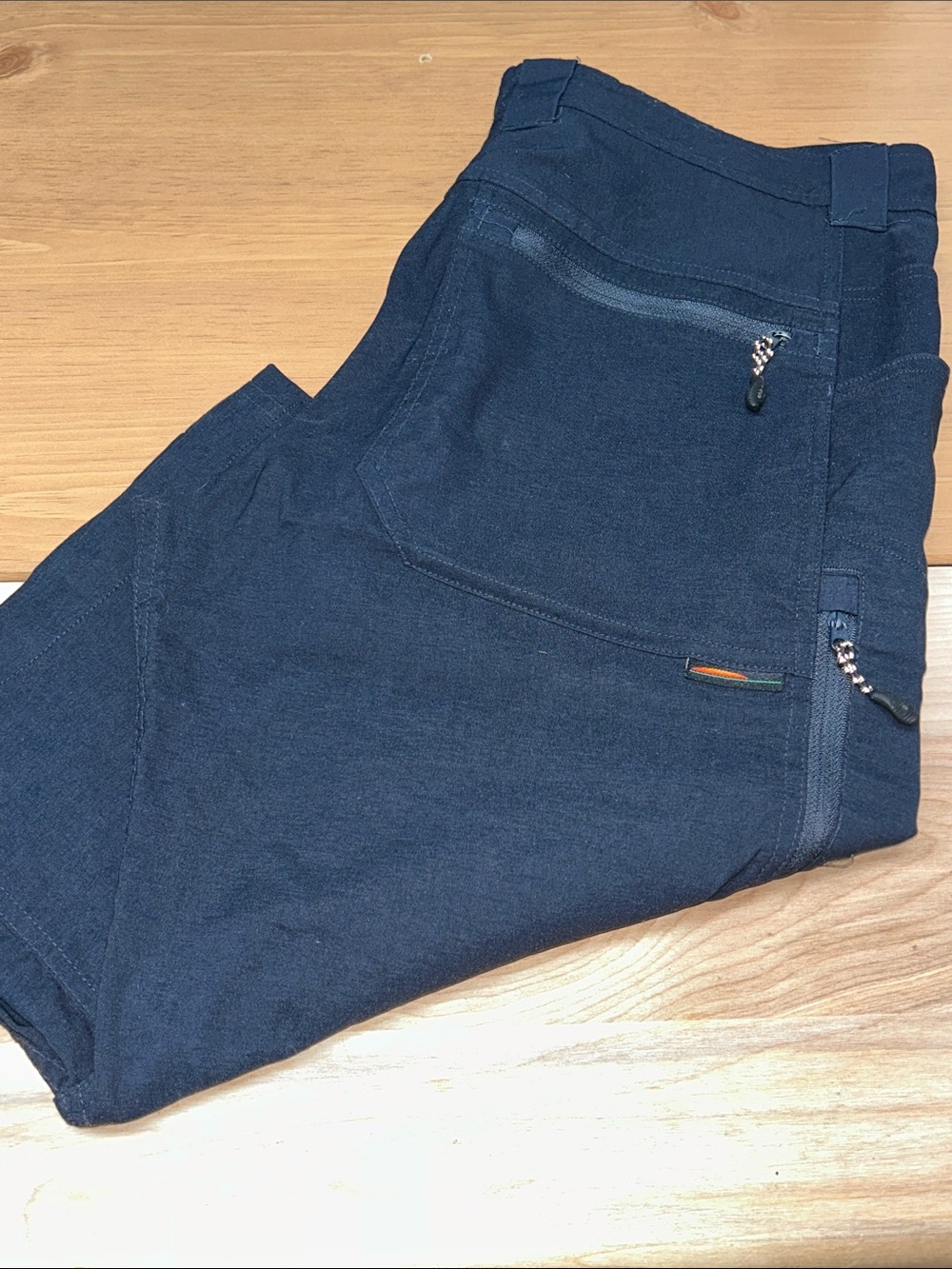 Chlorophylle Men's Dark Navy bermuda 3/4 Pants with Zip Pockets size 33